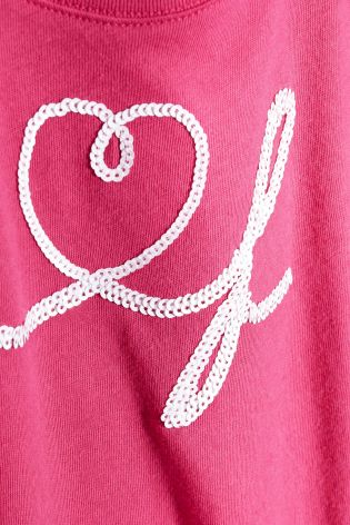 Pink Abercrombie & Fitch Italic Logo Tee